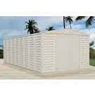 Duramax 00414 – 10.5'x10.5' Stronglasting WoodBridge Vinyl Shed & Foundation