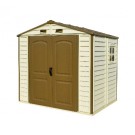 Duramax 30115 – 8'x6' StoreAll Vinyl Shed with Foundation