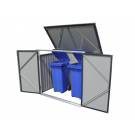 Duramax 74051 5'x3' Metal Garbage/Recycle Bin Enclosure